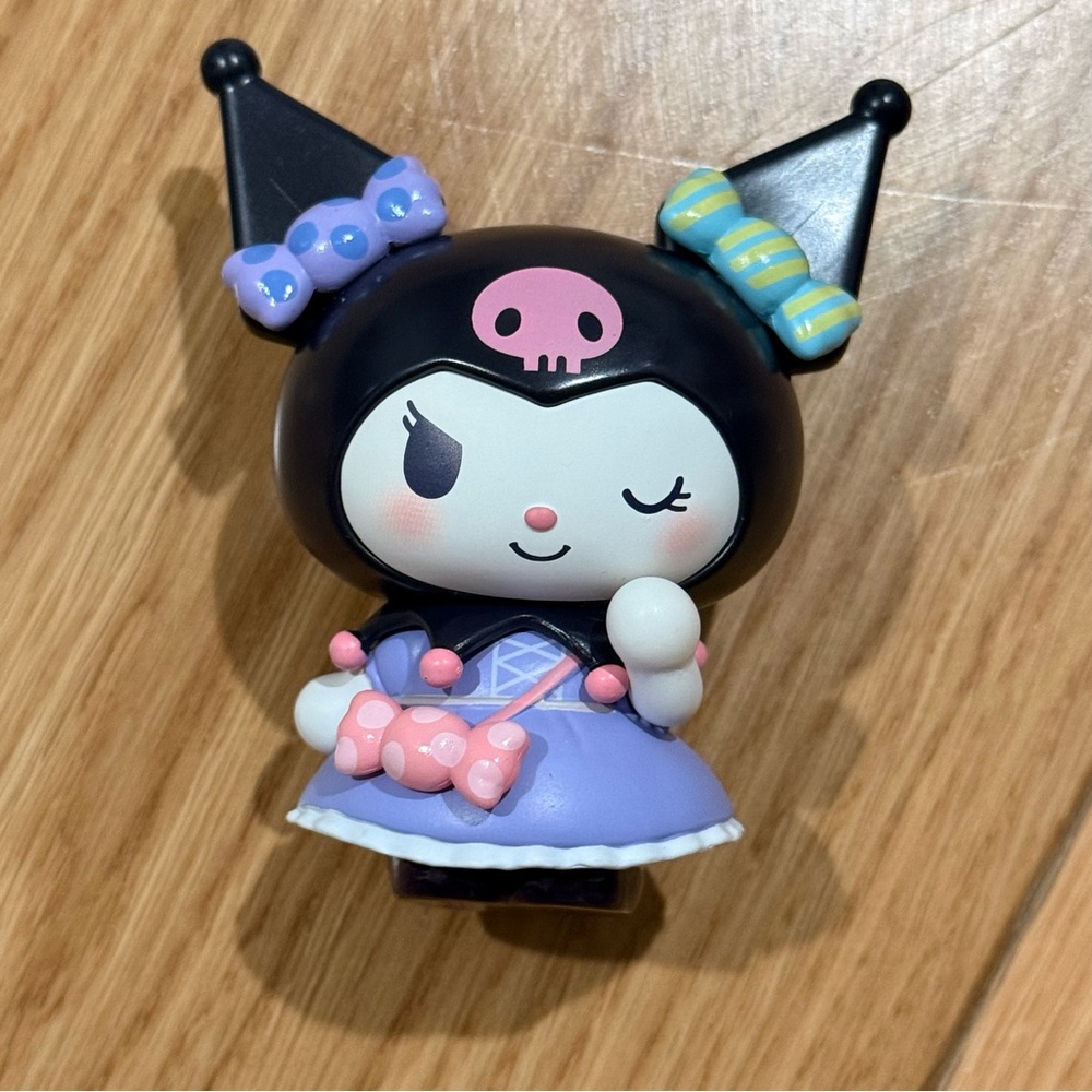 Kuromi Sanrio Figurine Mystery Box Collectible Black Purple Like New